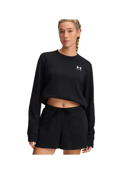 Under Armour Rival Terry Kadın Sweatshirt 1389659-001 Siyah