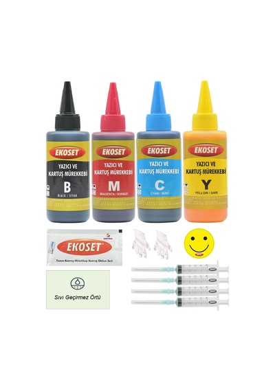 Ekoset HP 364 HP 920 HP 655 Uyumlu 4X100 ML Mürekkep