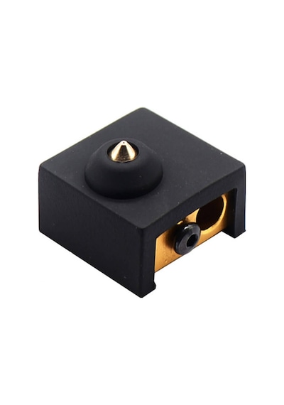 Koodmax 2 Adet CR10 Baskı Ekstrüzyon Kafası MK8 Isıtıcı Blok Silikon Kılıfı 3D Yazıcı