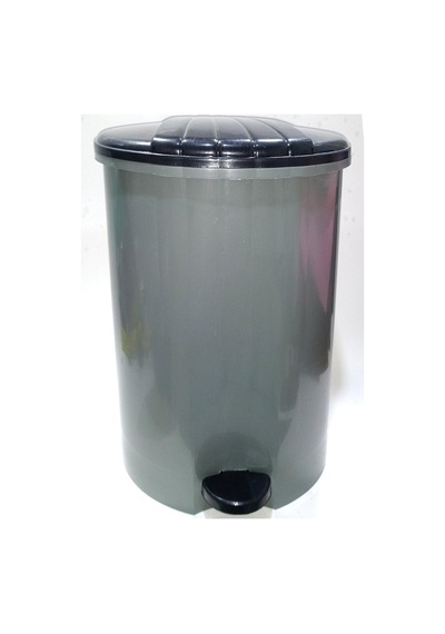 Emirler Ayak Pedallı Jumbo Çöp Kovası 32 Litre Büyükboy Çıkabilen Iç Kovalı 40x33 H:50 Sağlam Geniş Hazne Siyah Tek Ebat Çok Renkli