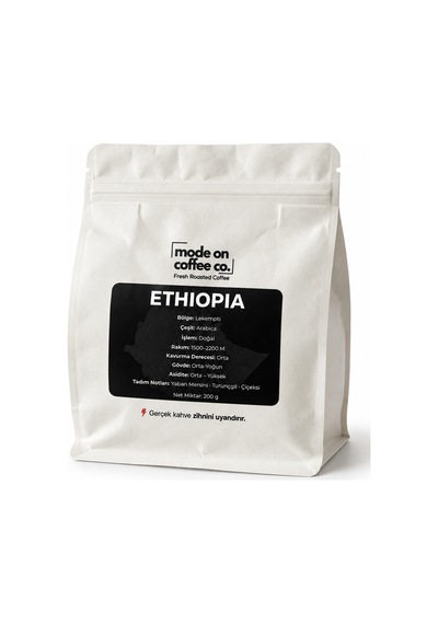 Etiyopya Lekempti Filtre Ve Espresso Kahve 200 Gr %100 Arabica Doğal Çekirdek