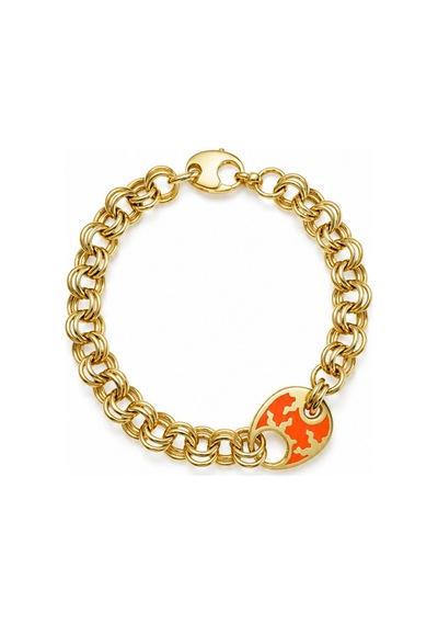 Medals Orange Altın Bileklik