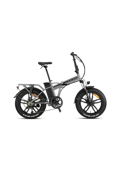 Kron Elektron Zuma Hd Fren 20 Jant Elektrikli Katlanır Nardo Gri-siyah Bisiklet Gri