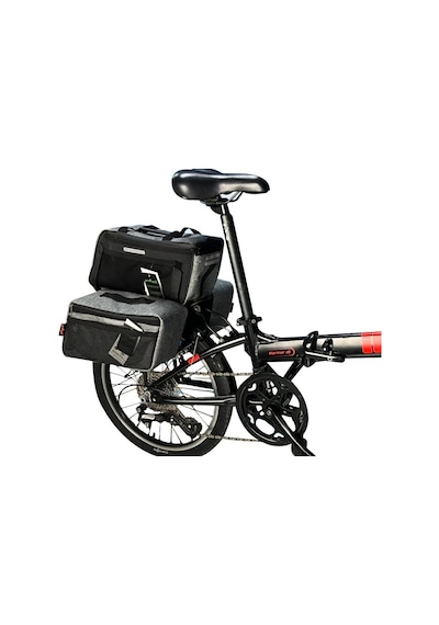 Procycle Katlanır Bisiklet Termal Çanta Heybe Seti 3lü Gri