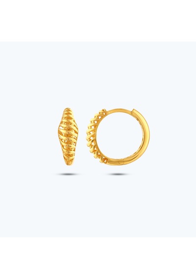 Altınbaş 22 Ayar Altın Halka Küpe Bkp0096-25649 Çok Renkli