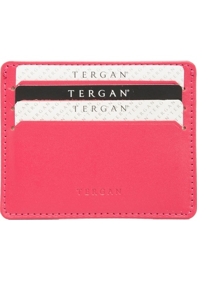 Tergan Fuşya Deri Unisex Kredi Kartlık 01050M8J