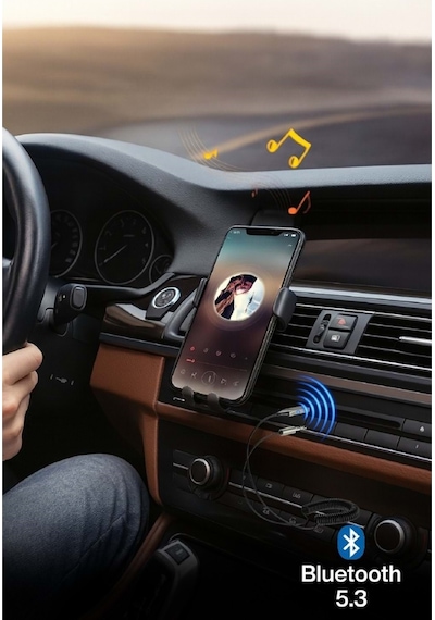 Concord Bt-17 Kablosuz Aux Bluetooth 5.3 Araç Kiti Telefon Müzik Dinleme Tak Çalıştır