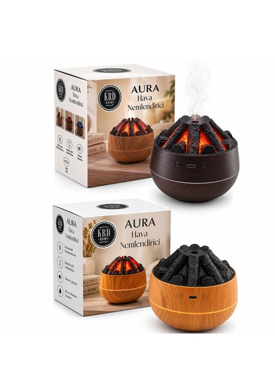 Aura Şömine Hava Nemlendirici Buhar Makine - Koku Giderici 8778 5523
