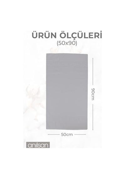 6 Lı 50x90 Cm El Yüz Havlu Seti Renkli Genel