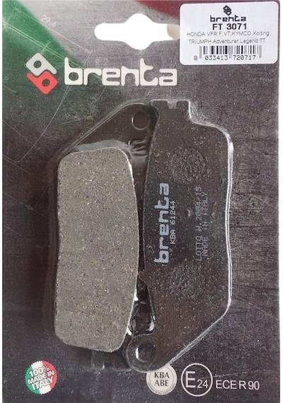 Yamaha Wr 125 R X Brenta Ön Fren Balata