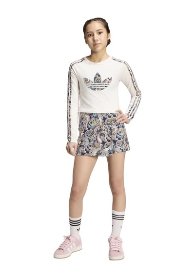 Adidas 3 Strıpes Çocuk Spor Sweatshırt - Kr9189 BEYAZ