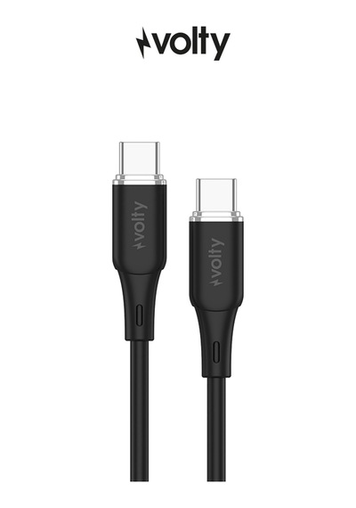 Type-c To Type-c Hızlı Şarj Kablosu 60w Pd, 480mbps, 1.2m, Laptop & Tablet Uyumlu Siyah-v0201012