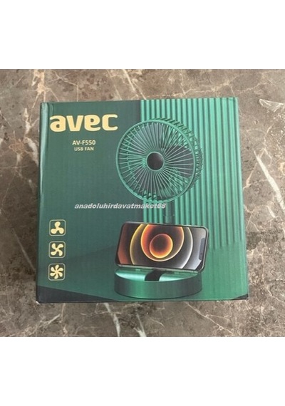 Avec Katlanır Sogutucu Mini Fan Kamp Fanı Karavan Fanı Çadır Fanı 5v Şarjlı Yeşil
