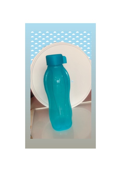 Eko Şişe 1 Litre Mavi Çevir Aç Kapak Mavi