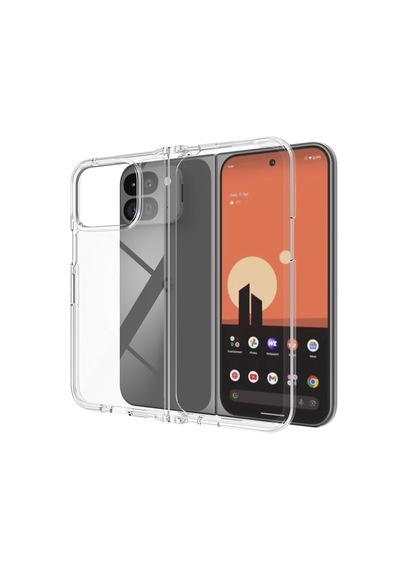 Google Pixel 9 Pro Fold Sert Kristal Kapak Kılıf-şeffaf Al3157