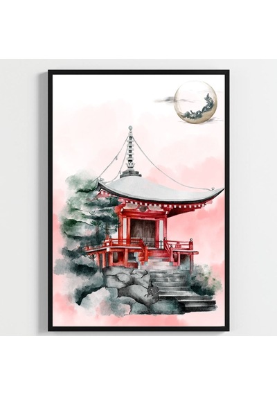 Besay Uzak Doğu Esintisi Salon Ve Ofis Duvar Dekorasyonu Japon Kültürü Pop Art Kadın Posteri 3'lü Set A2 Çerçevesiz