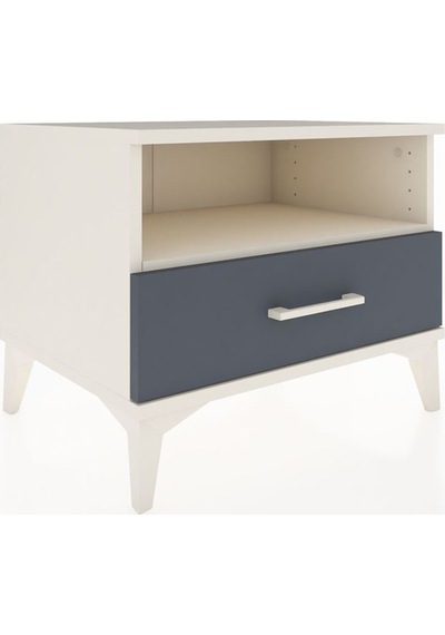 Hyperion Komodin Tek Raflı Tek Çekmeceli 60x44x48 Aytaşı-antr... Aytaşı
