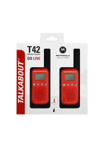 Motorola TLKR-T42 Pmr El Telsizi 2'li Kırmızı