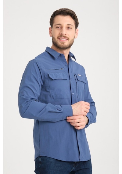 Tad Gear Taktikal Cepli Likralı Gömlek Mavi
