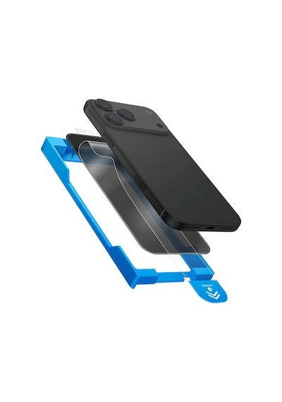 Apple Uyumlu iPhone  17 Pro Max Hayalet Ekran Koruyucu Uygulama Aparatlı Hassas Ve Kolay Kurulum Yüksek Dayanıklı