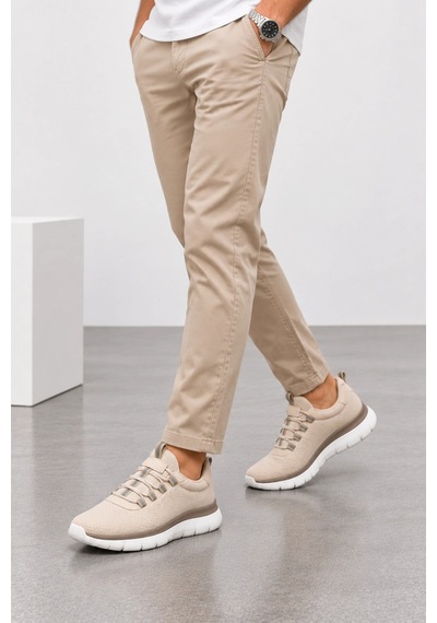 Ht Hotin Tundra Erkek Günlük Spor Sneaker Ayakkabı - Bej