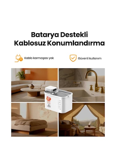 Petkit Eversweet Max 2 Uvc Akıllı Su Pınarı Petkit Türkiye Garantili