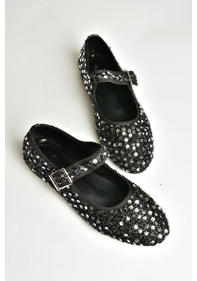 Fox Shoes U725675504 Siyah/gümüş Kumaş Pullu Kadın Babet Siyah/gümüş-kumaş Siyah - Gümüş Fox Shoes U725675504 Siyah/gümüş Kumaş Pullu Kadın Babet Siyah/gümüş-kumaş Siyah - Gümüş
