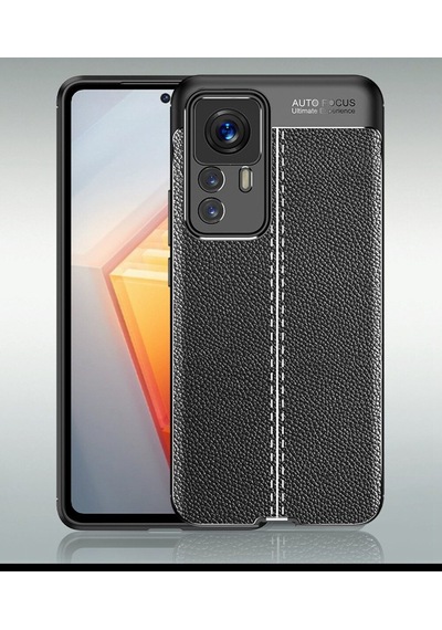 Xiaomi 12T Pro Kilif Niss Deri Görünümlü Silikon Kapak 472758099