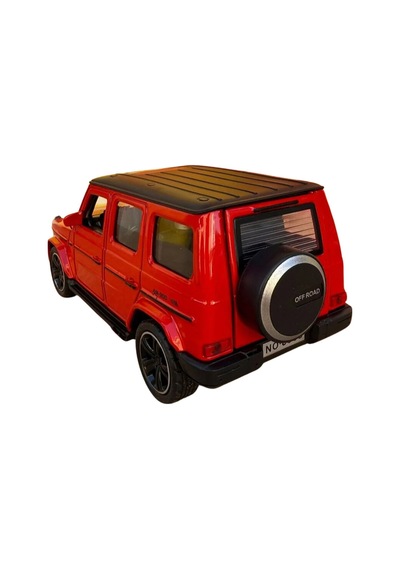 1:32 Metal Çek Bırak Mercedes G65 Kırmızı Sesli Ve Işıklı Kapıları Açılan Oyuncak Arazi Aracı