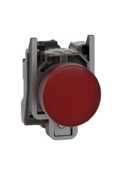 Schneider Electric XB4BVM4 230-240V Ø22 Düz Lens Entegre Led Eksiksiz Pilot Işığı Kırmızı