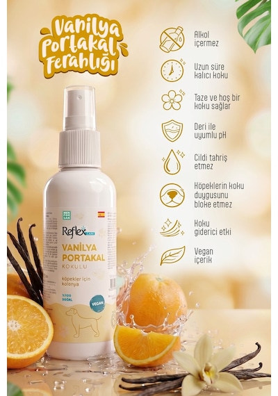 Reflex Care Vanilya Portakal Kokulu Köpek Kolonyası 125 Ml