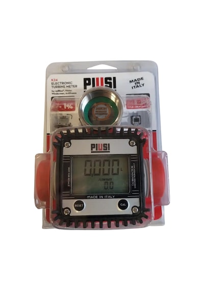 Piusi K24 Dijital Türbinli Adblue-süt-su-sıvı Sayacı-debimetre