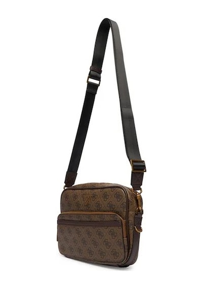 Guess Milano Unisex Çapraz Çanta Hmmılop5422 Kahverengi