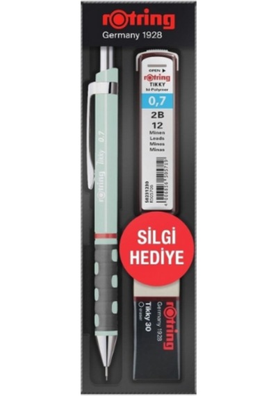 Okul Seti Tıkky Min Silgi 3 Lü 0.7 Mm Opal Mavi Ro-kk07-07-opal Gri