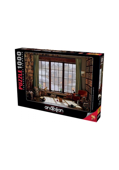 Anatolian 1000 Parça Pencere Kedileri Puzzle - David Maclean