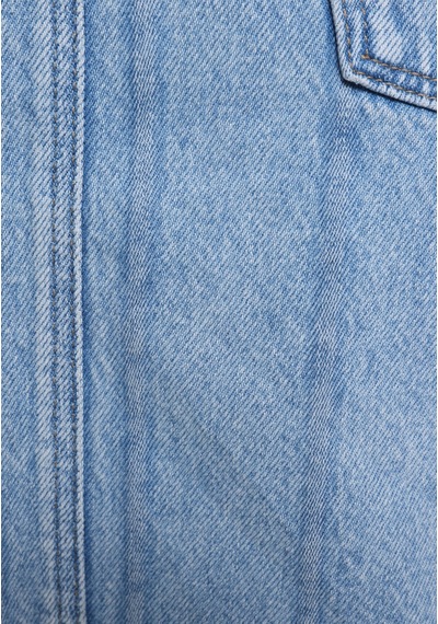 Colin's Colins Regular Fit Çizgili Fermuarlı Kadın Mavi Etek Cl1074983 Q1.v1 Dn44348 Denim