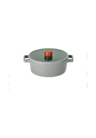 Neoflam Fika Alüminyum Döküm 22 Cm Gri Tencere D-neog222