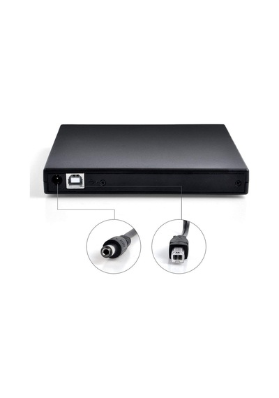 Wozlo Harici DVD-RW USB DVD Writer External DVD-RW DVD Okuyucu Yazıcı