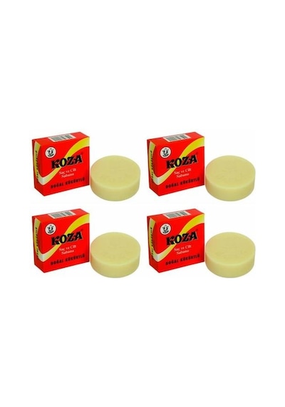 Koza Doğal Kükürtlü Katı Saç Ve Cilt Sabunu 4 x 100 G