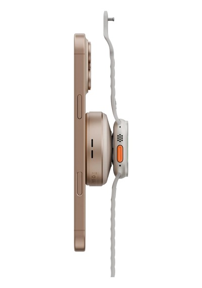 Energea Magduo Arc 2in1 80cm Dahili Kablolu 15w Telefon Saat Hızlı Şarj Standı - Gold