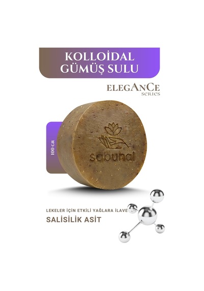 Sabunal Gümüş Sabunu - Cilt Tonu Eşitleyici ve Sivilce Karşıtı Sabun 100 G