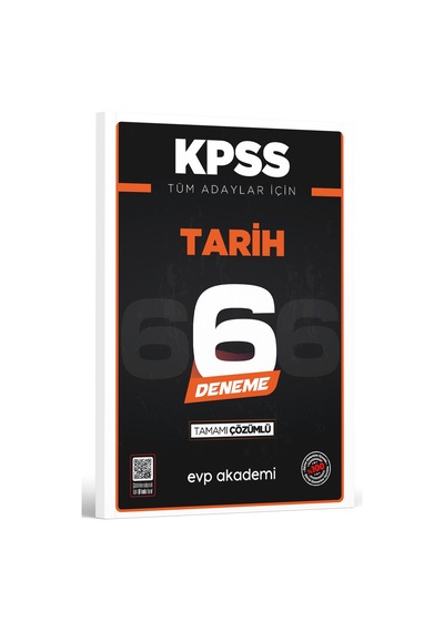 Kpss Tüm Adaylar İçin Tarih 6 Deneme Tamamı Çözümlü Evp Akademi