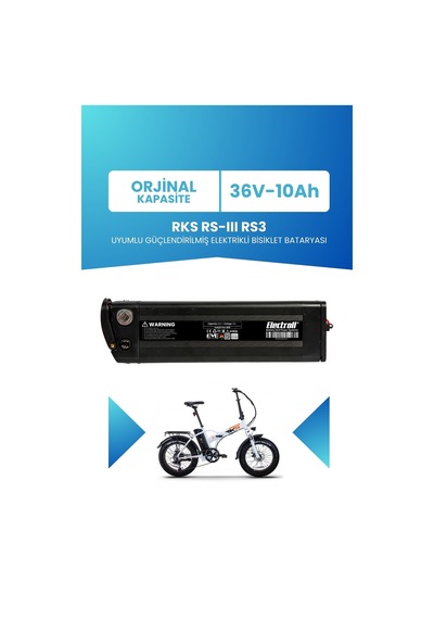Rks Rs-ııı Rs3 Uyumlu 36v 10ah Güçlendirilmiş Batarya