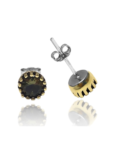 Peridot Taşlı Otantik Bayan Gümüş Küpe N11.75779