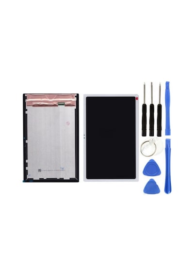 Samsung Galaxy Tab A7 Sm-t507 Uyumlu A Kalite Dokunmatik Set Beyaz + Tamir Seti