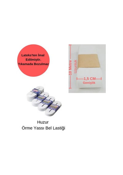 Don Lastiği Paça Bel Lastiği Örme Lastik Bavul Maske Lastiği