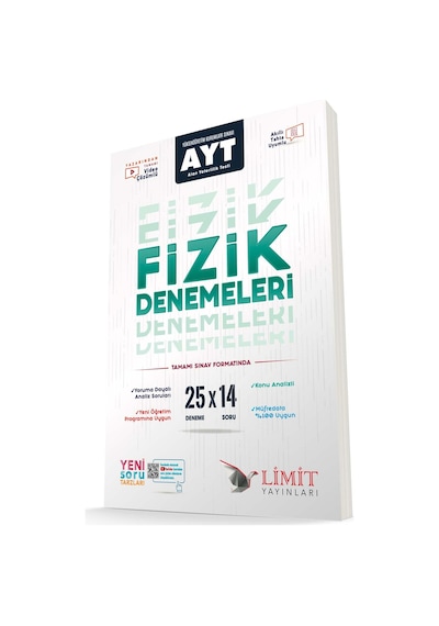 Limit Ayt Fizik 25 Lü Denemeleri 2024