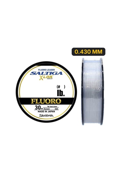Daiwa Saltiga X Link 30m Fc Fluorocarbon Misina 0.430 Mm
