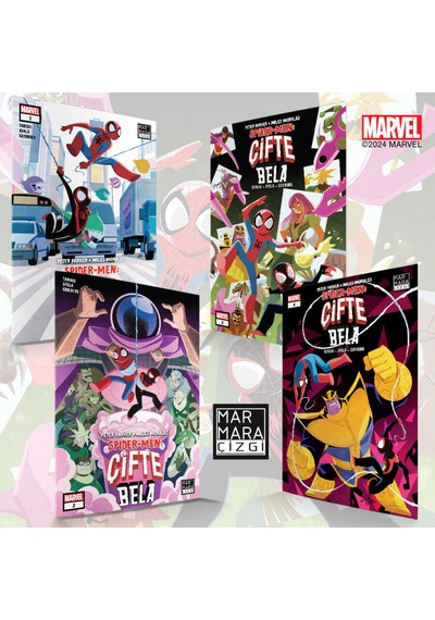 Peter Parker & Miles Morales Spider-men: Çifte Bela 1-4 Tam Set