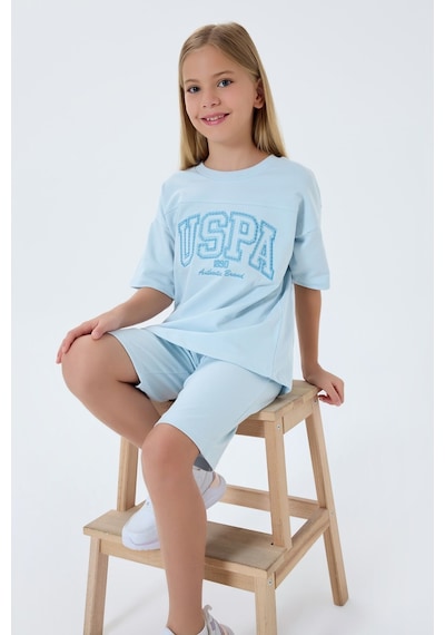 U.s. Polo Assn. Kız Çocuk Mavi Bermuda Takım 5274-49905 Mavi